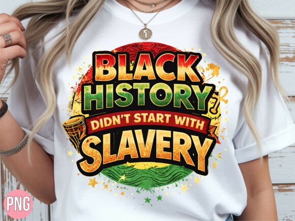 Black History Strong Roots PNG Design
