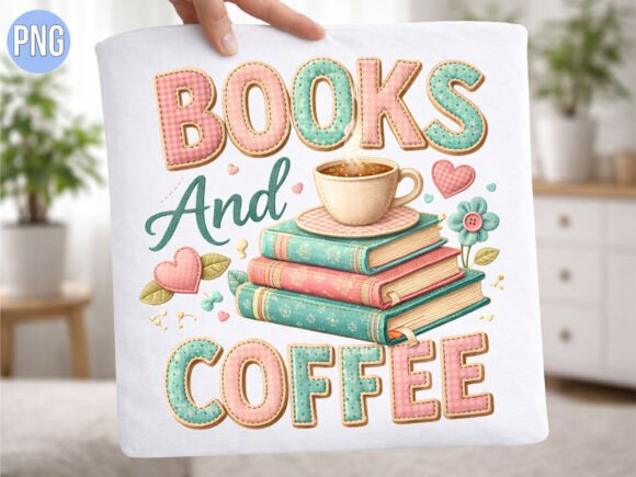Books and Coffee Cozy Reader PNG: Elevate Your Designs