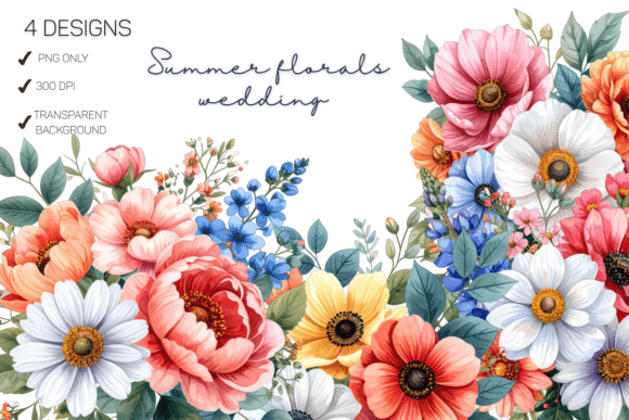Choosing the Right Summer Floral Wedding PNG for Elegant Design Projects