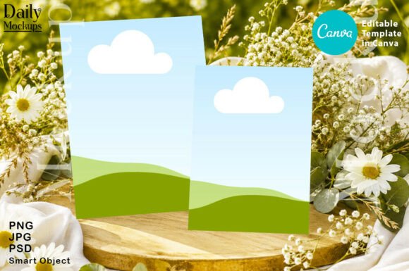 Enhancing Your Design Workflow with a Two 5x7 Card Invitation Mockup