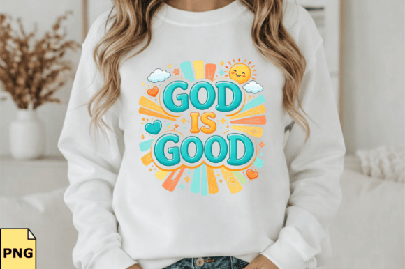 Evaluating God is Good PNG and Preppy Christian PNG for Sublimation Projects