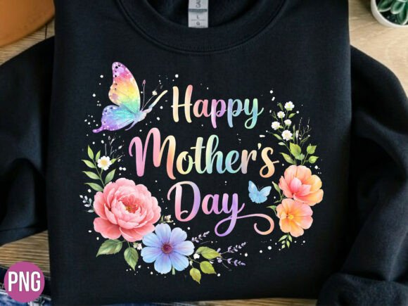 Happy Mothers Day Flower Butterfly PNG: Elevating Your Digital Creations