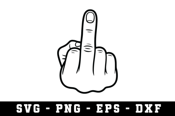 Middle Finger SVG: Bold Designs for DIY