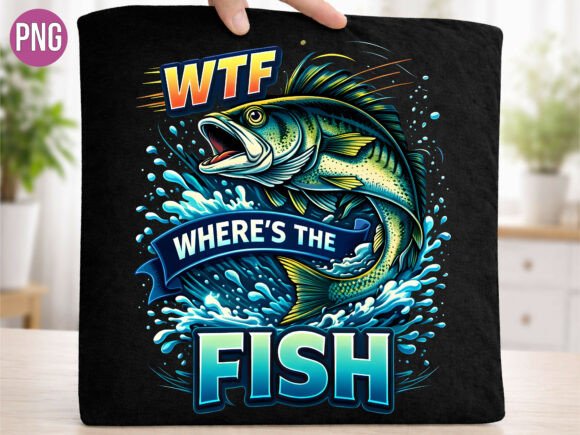 Unlocking Creativity with the WTF Where is the Fish Walleye PNG Shirt Design